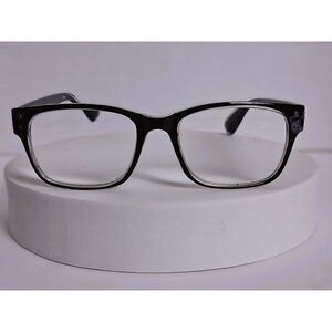 Foster Grant Black n Clear Tristan TG1023 52-18-143 PD58.5 +2.75 Reading Glasses